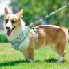 Print Flower Dog Harness Leash Set Forest Floral Pet Puppy Harness Vest Leashes Adjustable for Small Medium Large Dogs Chihuahua