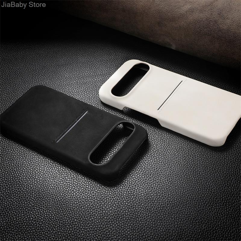 Lens Card Pocket Plain Matte Shockproof Fall Prevention Liquid Soft Phone Case For Google Pixel 8 9 A Pro XL Cover