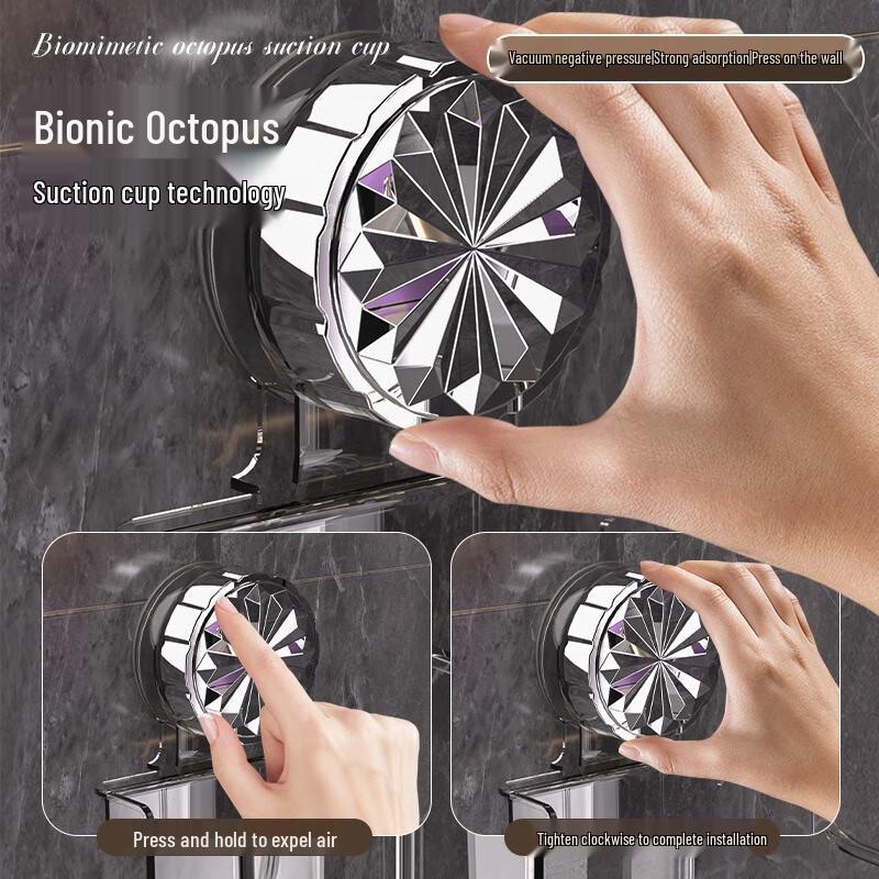 Suction Cup Wall-Mounted Tissue Box