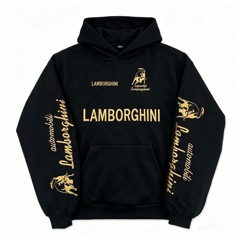 F1 Embroidered Letter Hoodie Retro Casual Unisex Pullover