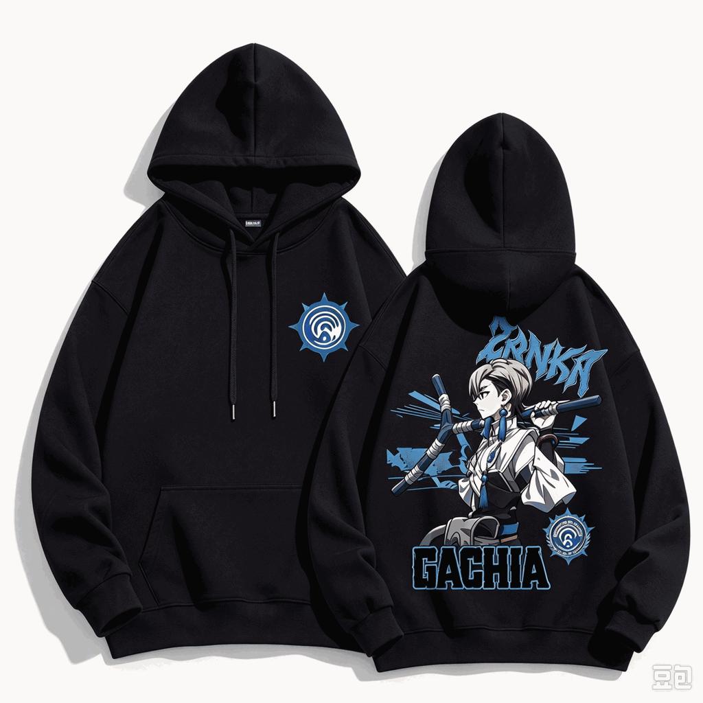 Gachiakuta Zanka Nijiku Graphic Hoodie Unisex Casual Pullover Sweatshirt Anime Fans Long Sleeve Loose Streetwear Hooded Tops Men Women