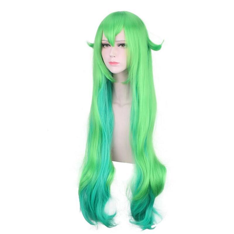 Anime 100CM Women Cosplay Wig The Fae Sorceress Lulu Long Wig Cosplay Costume Soraka Star Heat Resistant Synthetic Hair