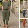 Blusa e pantaloni da donna, un set estivo di due oggetti con pantaloni