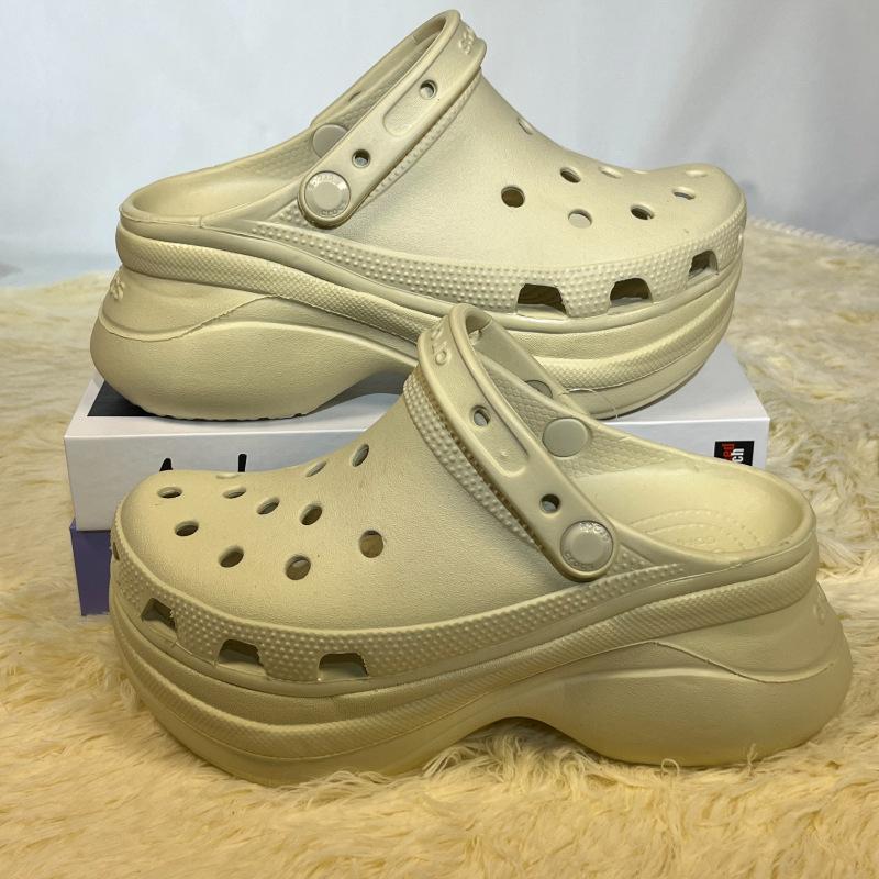 Plateausandalen Damen Sommer Dicke Sohle Eva Clogs Gartenschuhe Frau Komfort Rutschfest Strandsandalen