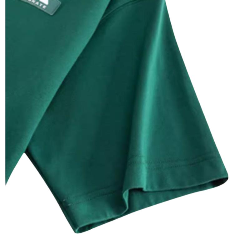 Anta Casual Loose Comfortable Versatile Round Neck Breathable Simple Short Sleeve T-Shirt Men Tops Diary-Green 152528134-2