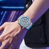 ONOLA Fashion Sports Luxury Men Wristwatch Date Waterproof Luminous Chronograph Man Watch Unique Leather Quartz Men's Watch