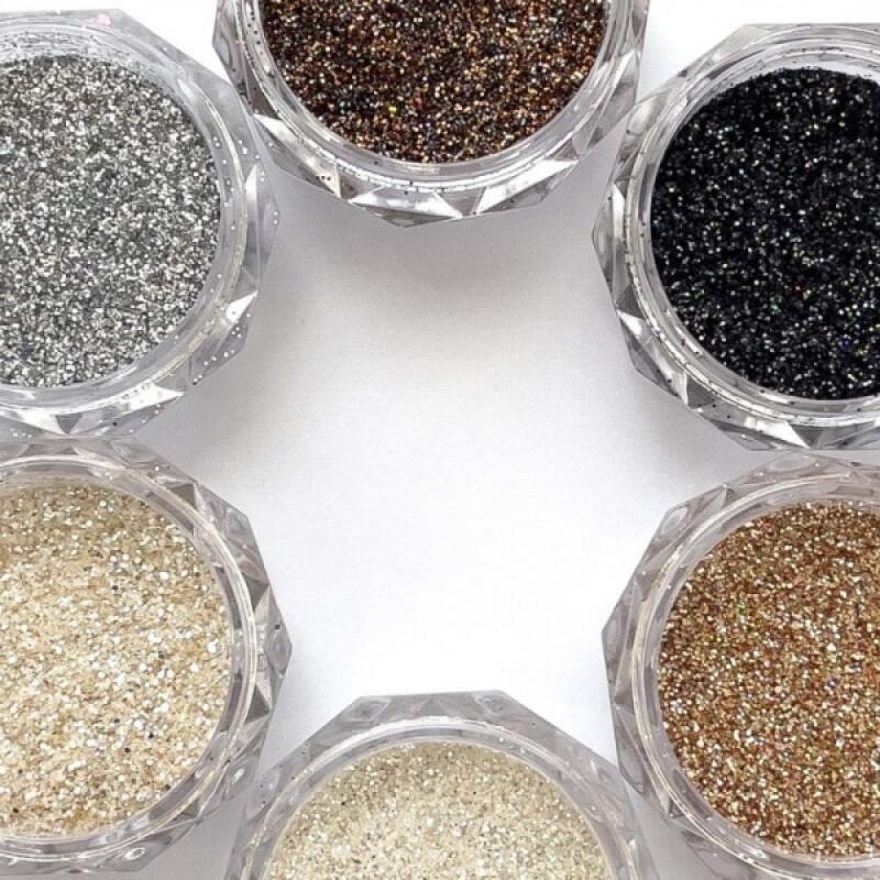 Shine Bling Glitter 6 colors 05. Light Gold
