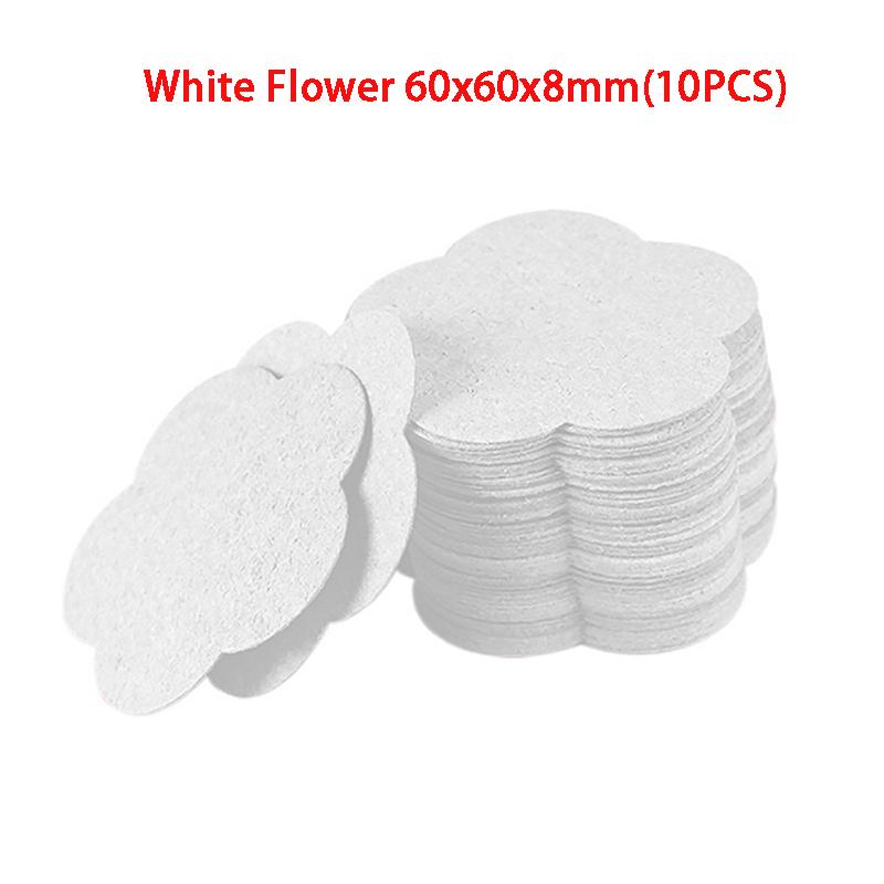 10Pcs Face Cleaning Sponge Pad Exfoliator Mask Facial Spa Massage Makeup Removal Thicker Compress Flower Heart Natural Cellulose