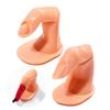 1pcs Practice Finger Manicure Fake Nail Training Finger Beauty Press On Nails Plastic Flexible Adjustable Manicure DIY Tools
