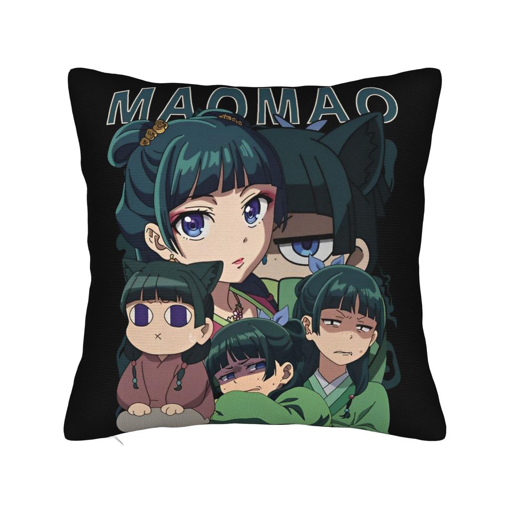 The Apothecary Diaries Maomao Anime Pillowcase Printed Polyester Cushion Cover Decor Manga Throw Pillow Case Cover Home Zipper