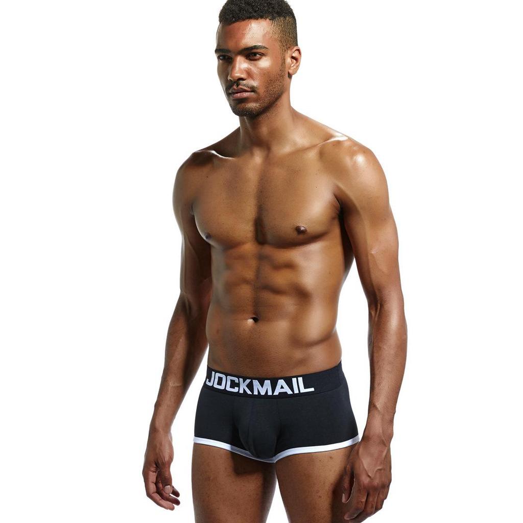 JOCKMAIL Herren Baumwolle Po-Enthüllende Boxer Briefs - Sexy & Erotische Unterwäsche