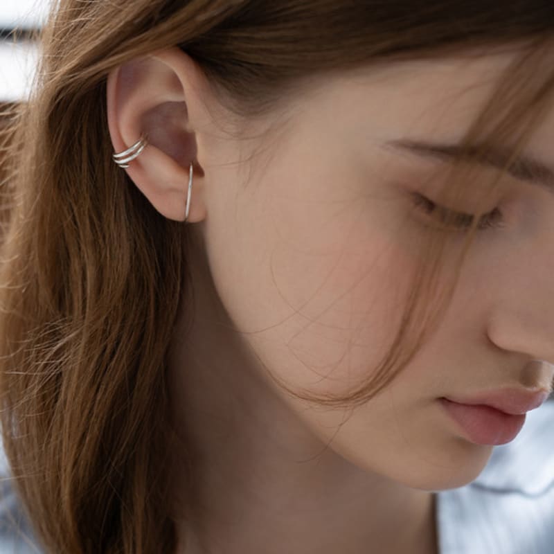 Tatiana (925 Silver) Spiral Ear Cuff EC3191