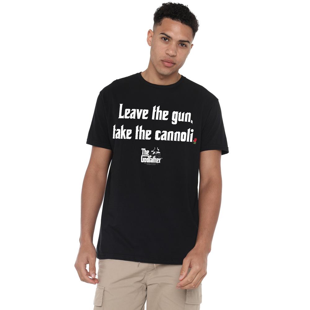 The Godfather Mens Gun Cannoli T-Shirt