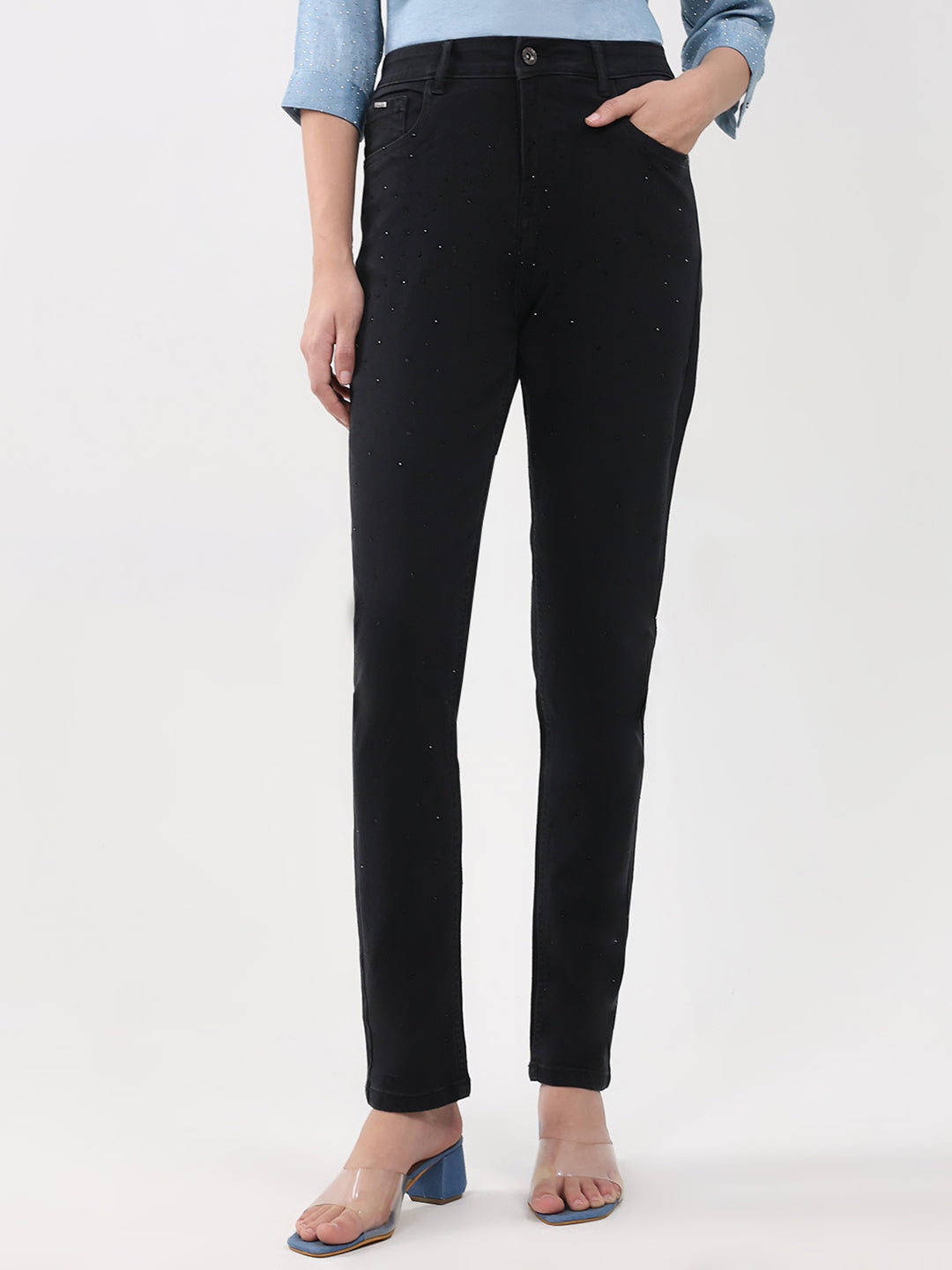 Monte Carlo Women Denim Black 28 чёрный