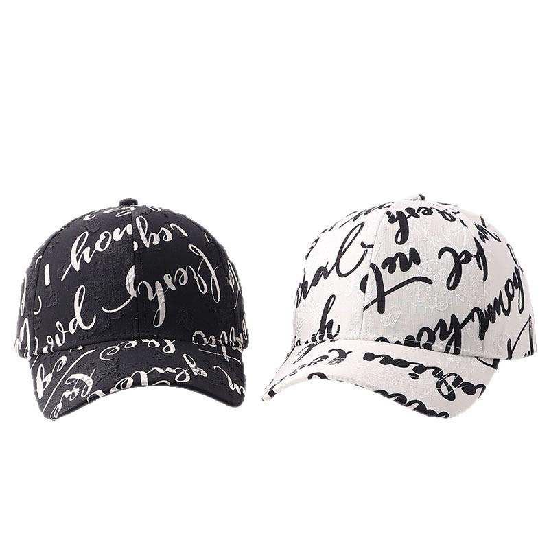 Autumn New Baseball Cap Personalized Graffiti Letter Shade Cap Tide