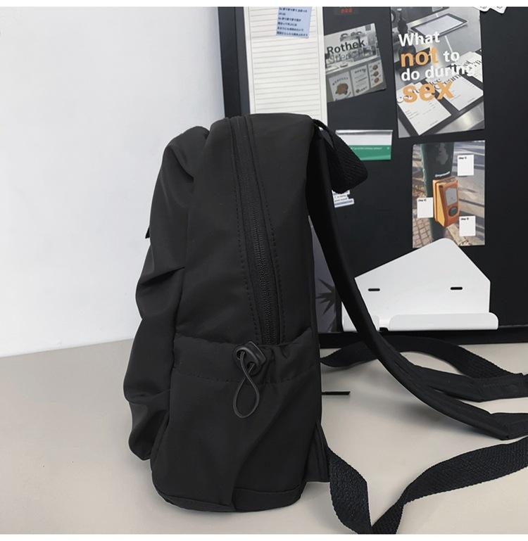 Kontrastfarge skolesekk Liten ryggsekk for kvinner Lett ryggsekk for menn