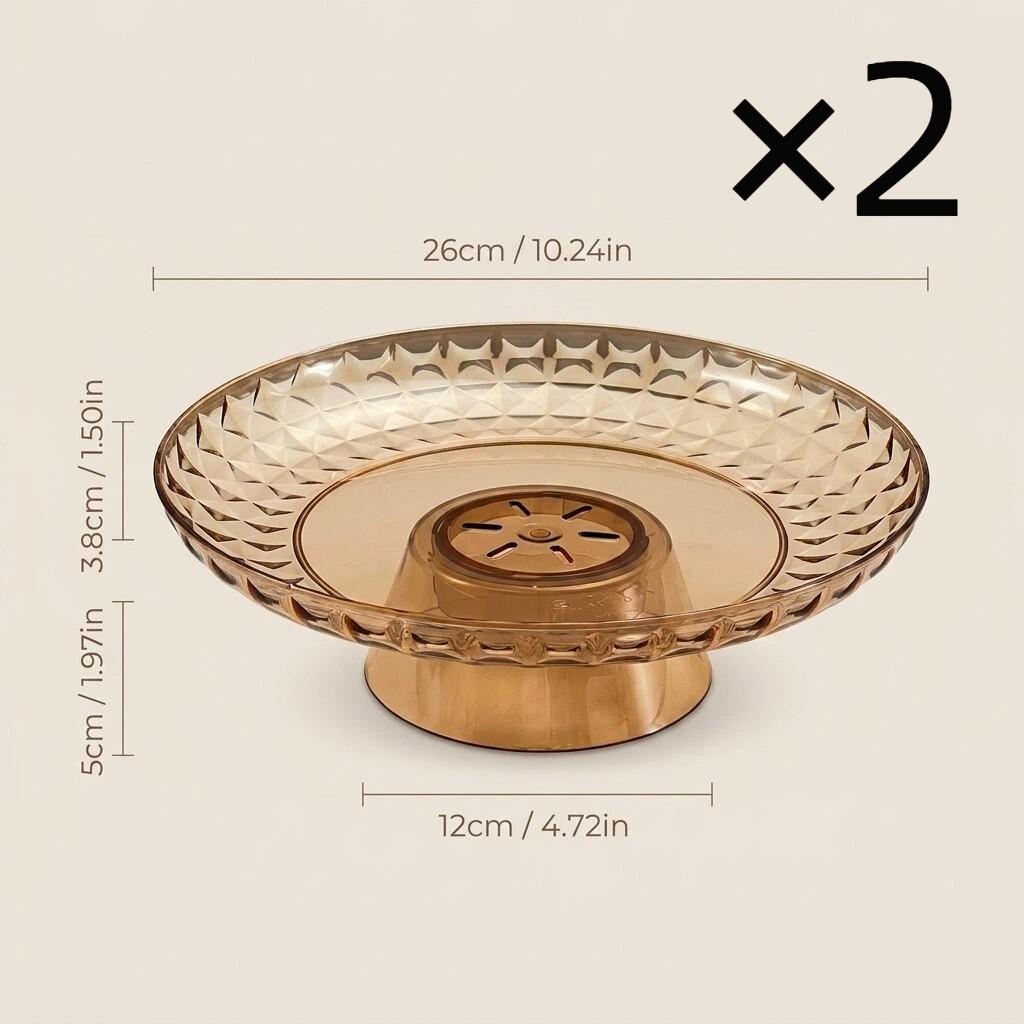 Plastic Cake Stand Cupcake Dessert Display Detachable Pedestal Tiered Serving Tray Stackable Food Plate Sweet Table Party