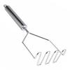 Stainless Steel Potato Masher Manual Fruit Vegetable Pressure Mud Machine Kitchen Children Food Crusher Complementary Gadget