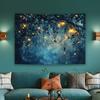 2D Enchanted Forest Fairy Lights Backdrop Photography Background Banner
