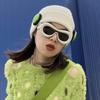Funny Oval Sunglasses for Men Women Fashion Retro Brand Design Shades Eyewear Female Candy Color Goggle Sun Glasses
