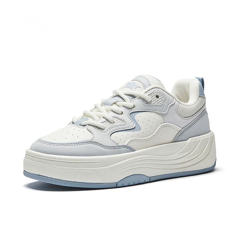 Anta PG8 Casual Versatile Soft Comfortable Trendy Non-Slip Wear-Resistant Low-Top Skate Shoes Women Sneaker White Blue 122538079-3