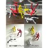 Magnetized, Articulated Robot 3D Action Figure, Decorative Assembly Toy, Plastic Model, Articulated Doll, 14cm (Red)