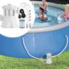 Bomba de Filtro para Piscina 300GPH Limpador de Piscina Acima do Solo Bomba de Água Elétrica Melhora a Circulação Bomba de Filtro UE