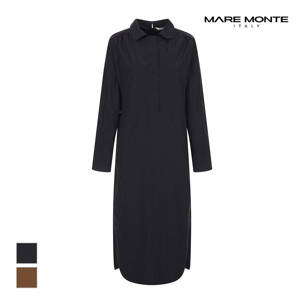 MAREMONTE Slit Collar Dress_M228Mop52S0