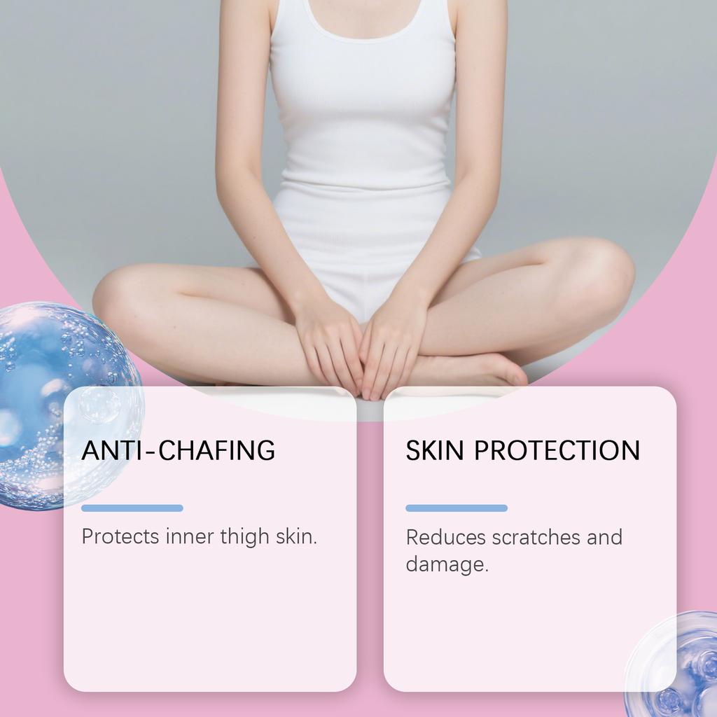 Leg Anti-abrasion Patches Prevent Thigh Friction, Reduce Scratches, Lift And Shape, And Apply Anti-abrasion Patches.