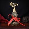 Brass and Copper Gourd Ornaments for Home and Ceremonial Decor