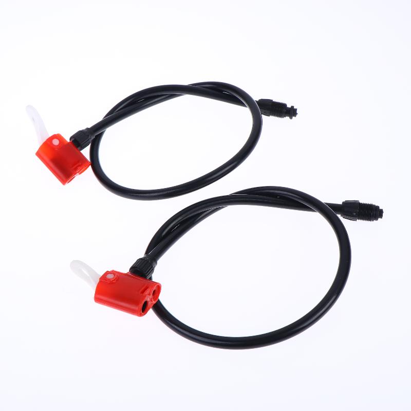Lot de 2 Tuyaux d'Air Universels pour Pompe à Vélo Multi-Usage Buse Construction Durable Convient pour Gonflage de Pneus de Vélo Gonfleur Buses Accessoires