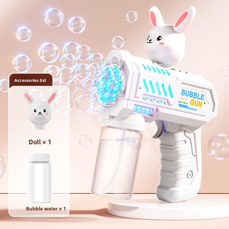 Childrens Electric Animals Bubble Machine Toys For Kids Elephant Rabbit Chicken Automatic Bubbles Gun Outdoor Toy Birthday Gifts