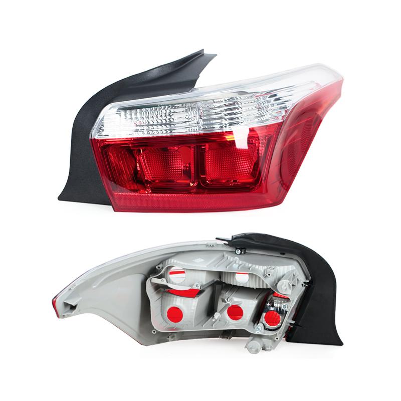 Rear Bumper Tail Light Turn Signal Brake Lamp Housing Without Bulb Car Accessories For Citroen C-Elysee Sedan 2014 2015 2016