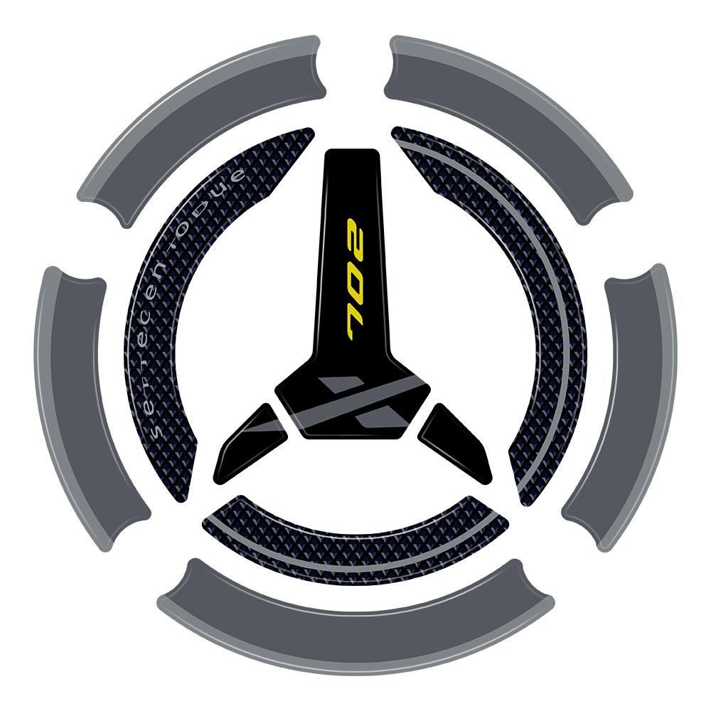 For Benelli TRK 702 X TRK 702X TRK702X 2023-2025 Tank Pad Sticker Motorcycle Tank Protector Decals
