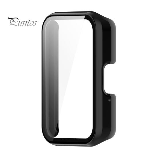 

Защитная пленка для экрана смарт-часов из закаленного стекла Ультратонкая противоударная ударопрочная защитная пленка для часов с полным покрытием для SamsungGalaxy Fit3 Glossy Surface чёрный