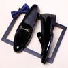 Men's Luxury Business Oxford Leather Shoes for Men Breathable Patent Leather Formal Shoes Big Size Man Office Wedding Flats Male