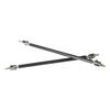 Pair 20cm Adjustable Front Bumper Lip Splitter Spoiler Strut Rod Tie Holder Post