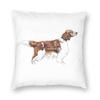Welsh Springer Spaniel Dog Square Pillowcase Polyester Linen Velvet Creative Zip Decorative Pillow Case Car Cushion Cover