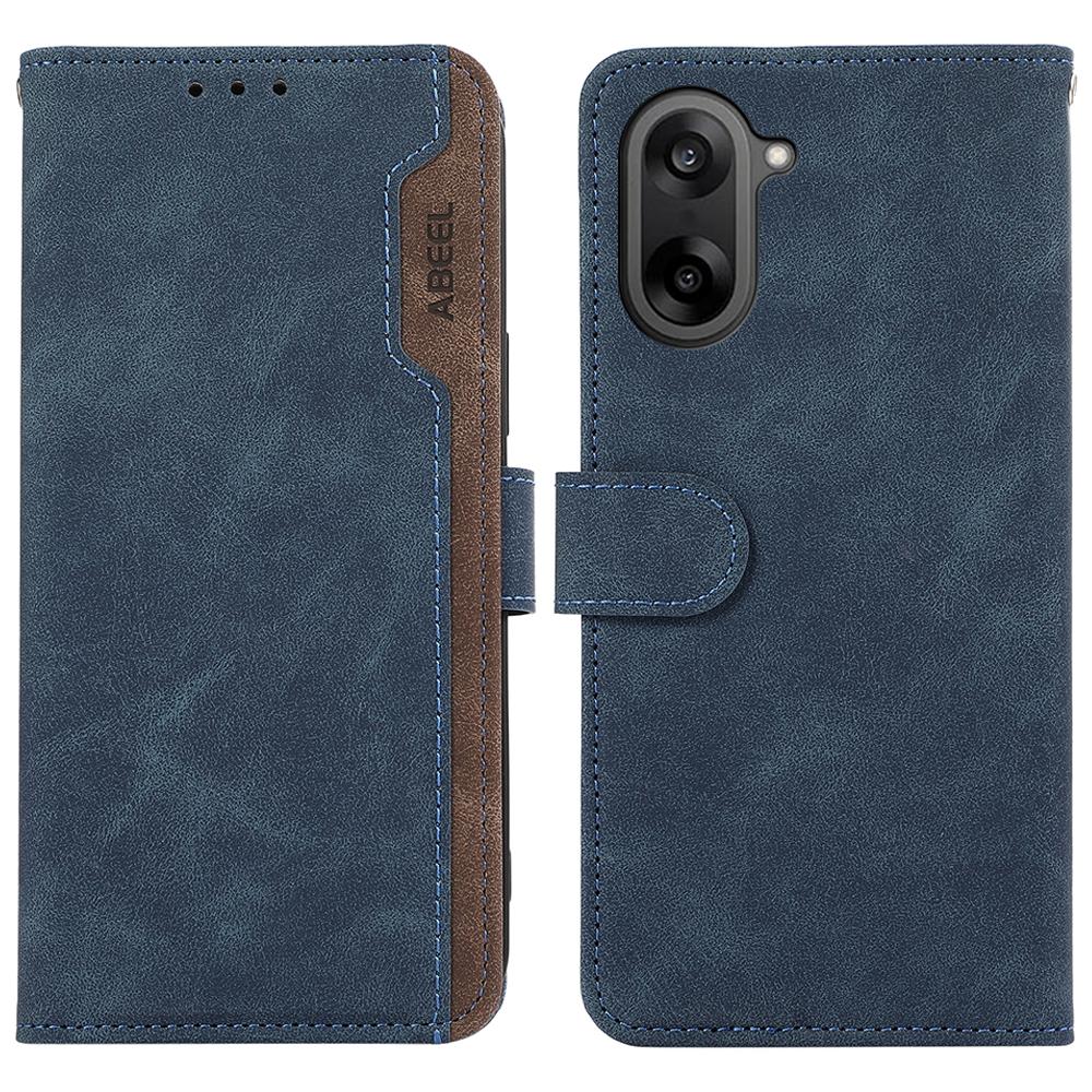 ABEEL Für OnePlus Nord CE5 5G/Ace 5 Racing 5G Hülle Farbige Leder-Klapphülle mit RFID-Blockierung