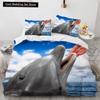 3D Octopus Duvet Cover King Queen Size Cute Cartoon Ocean Animal Bedding Set for Kids Teens Sealife 2/3pcs Polyester Quilt Cover