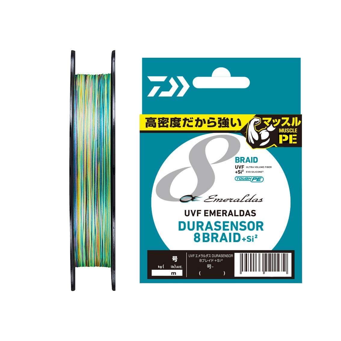 

Daiwa UVF Emeraldas DuraSensor X8+Si2 PE Line, 0.5, 150m, 3 Colors (with Color Markings)