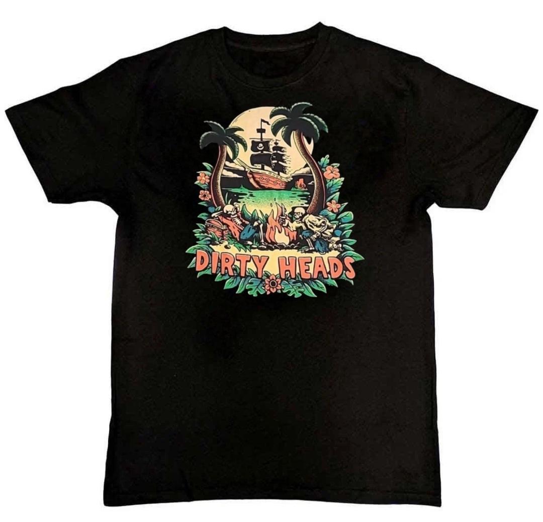 Vtg Dirty Heads Band island Glow Tour 2023 Mens T-Shirt L