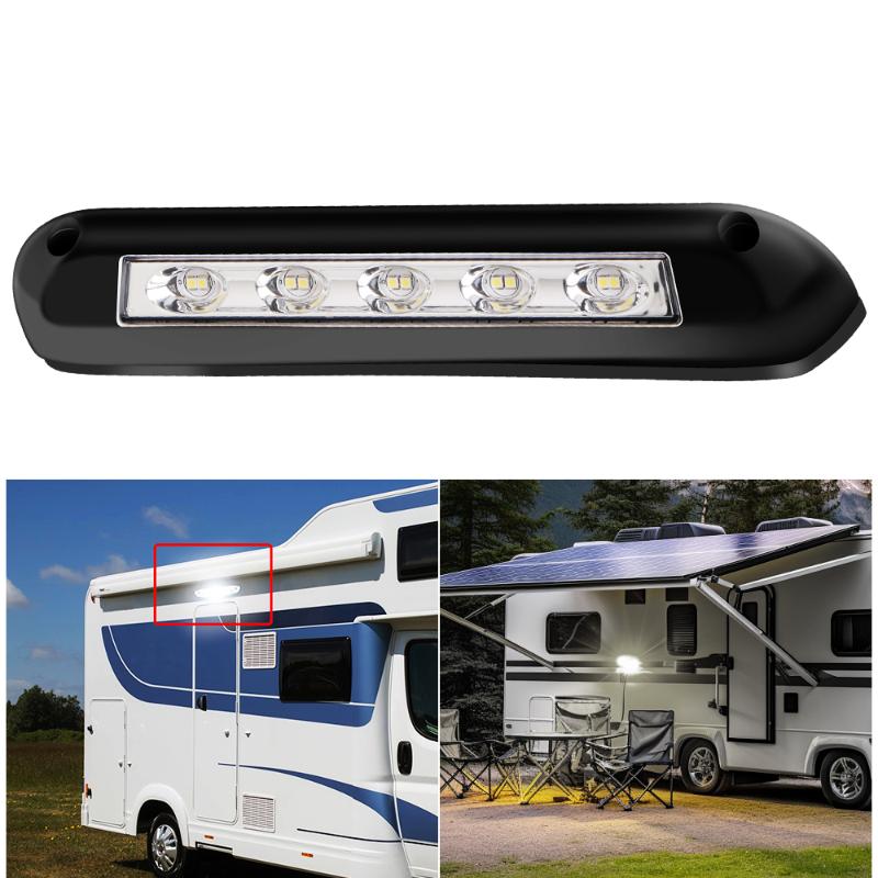 Light Bar Caravan Accessories Led Awning Porch Light Caravan Interior Wall Lamps 12V/24V Rv Van Trailer Exterior Lamp