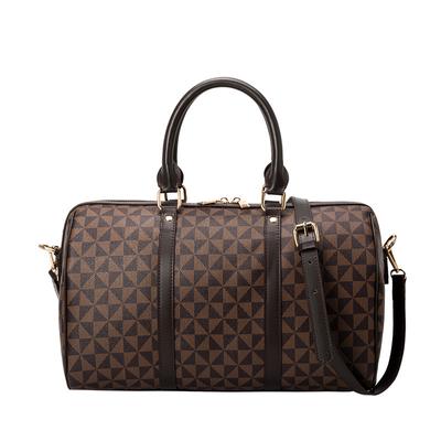 Borsa da Viaggio, Borsa a Mano da Donna per Brevi Distanze, Borsa da Bagaglio a Grande Capacità per Viaggi d'Affari, Borsa Boston a Cuscino Stampata a Spalla Singola/Crossbody