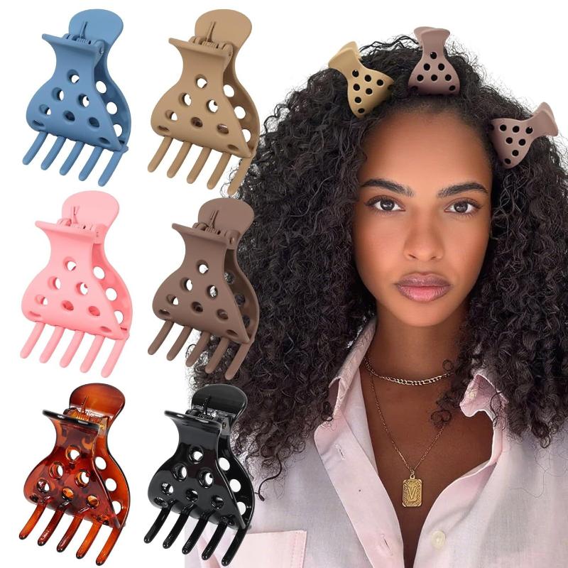 1 Stück modische, mehrfarbige, flauschige Haarclips zur Volumenverstärkung am Haaransatz, ohne Abdrücke zu hinterlassen, für natürlich voluminöse Locken
