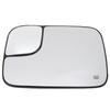 Heated Convex Mirror Glass with Blind Spot Glass Side View Mirror Glass Lens Replacement for 1500 2500 3500 2002 2008