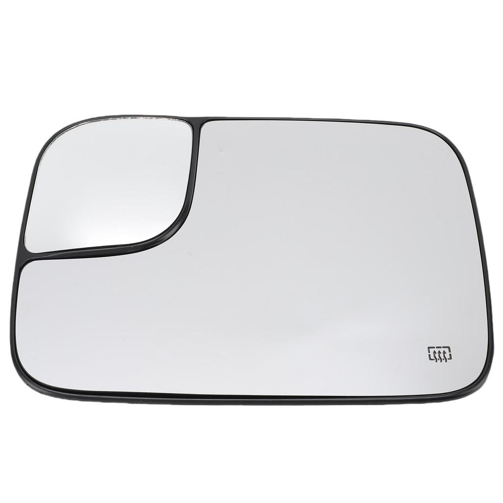 Heated Convex Mirror Glass with Blind Spot Glass Side View Mirror Glass Lens Replacement for 1500 2500 3500 2002 2008