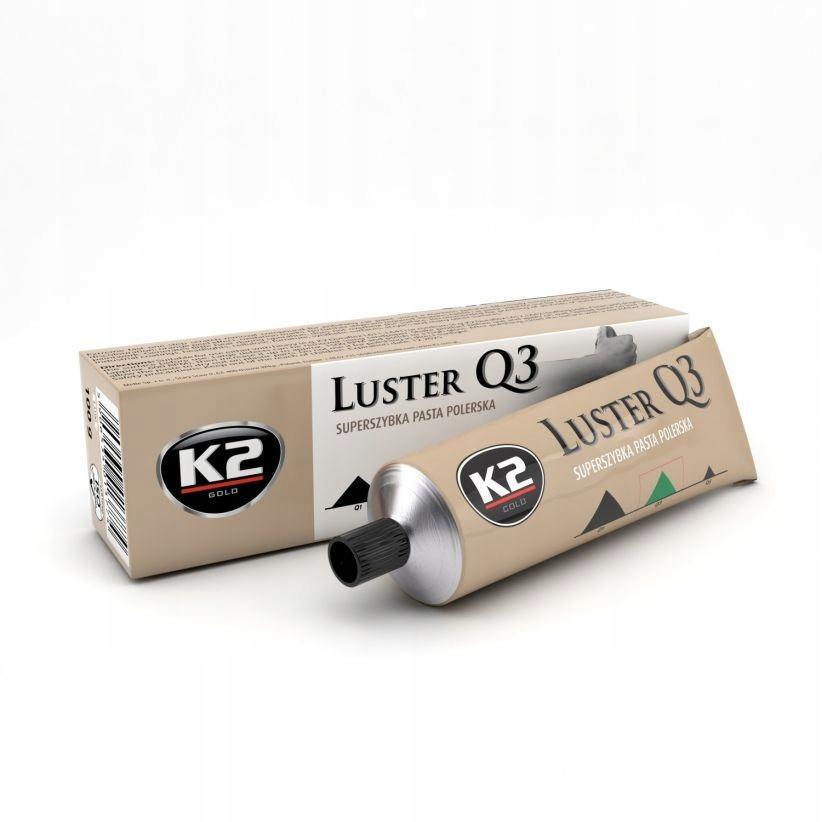 K2 Luster Q3 Pasta Polerska + Pady Gąbki 1500Mm Do Polerowania Lakieru