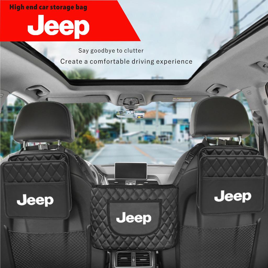 Jeep Car Seat Backrest Storage Stowing Tidying Pocket For Jeep Renegade Compass Grand Cherokee Wrangler Patriot Rubicon Liberty