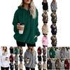 Cozy Fluffy Fur Hoodie For Women With Half-zip For Ultimate Comfort And Warmth